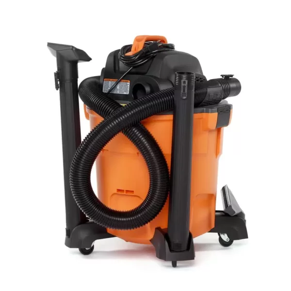 RIDGID 12 Gal. 5.0-Peak HP NXT Wet/Dry Shop Vacuum with Filter, Hose, Accessories and Additional 20 ft. Tug-A-Long Hose