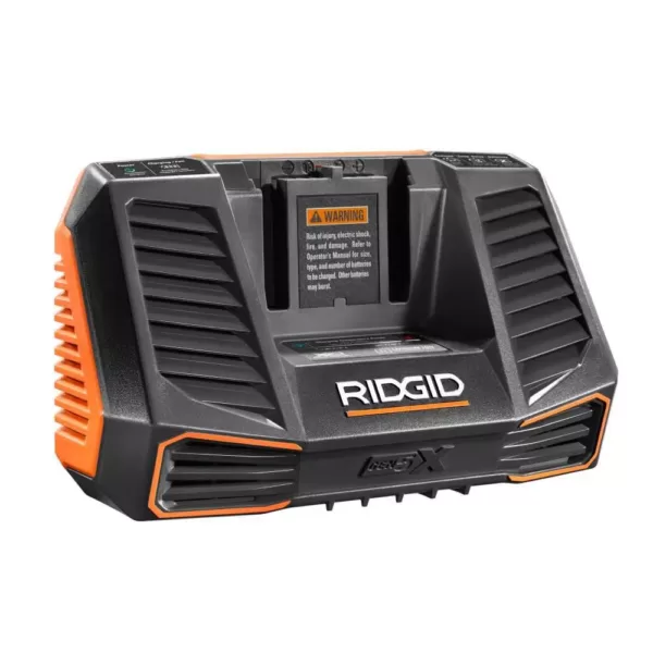 RIDGID 18-Volt OCTANE 4-1/2 in. Angle Grinder with 18-Volt Lithium-Ion 2.0 Ah Battery and Charger Kit