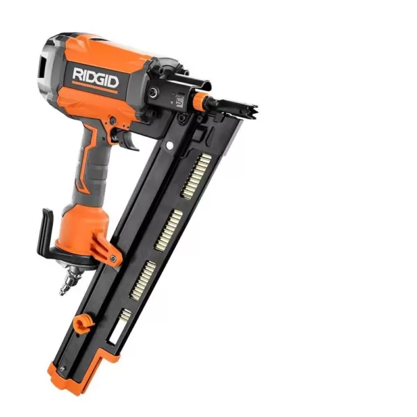 RIDGID 21-Degree 3-1/2 in. Round Head Framing Nailer