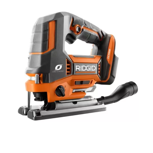 RIDGID 18-Volt OCTANE Jig Saw with 18-Volt Lithium-Ion 2.0 Ah Battery and Charger Kit