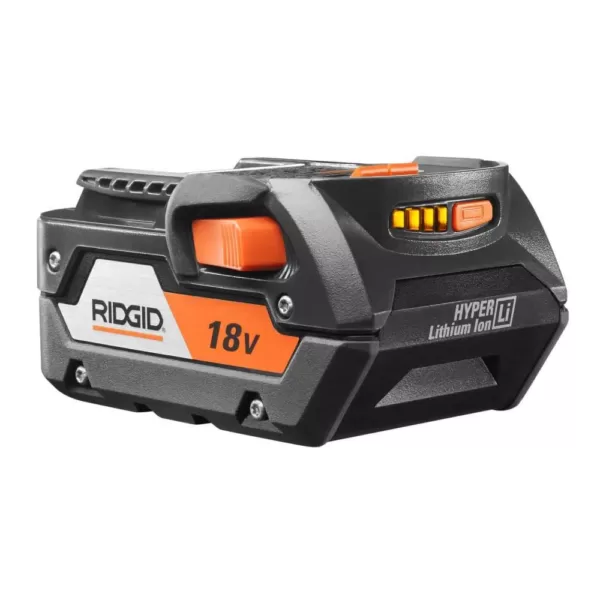 RIDGID 18-Volt OCTANE Cordless Brushless 3-1/4 in. Hand Planer with 18-Volt Lithium-Ion 4.0 Ah Battery and Charger Kit