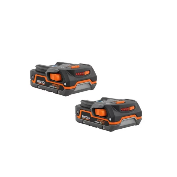 RIDGID 18-Volt Cordless Brushless Hammer Drill & Impact Driver Kit with Bonus 18-Volt 1.5 Ah Lithium-Ion Battery (2-Pack)