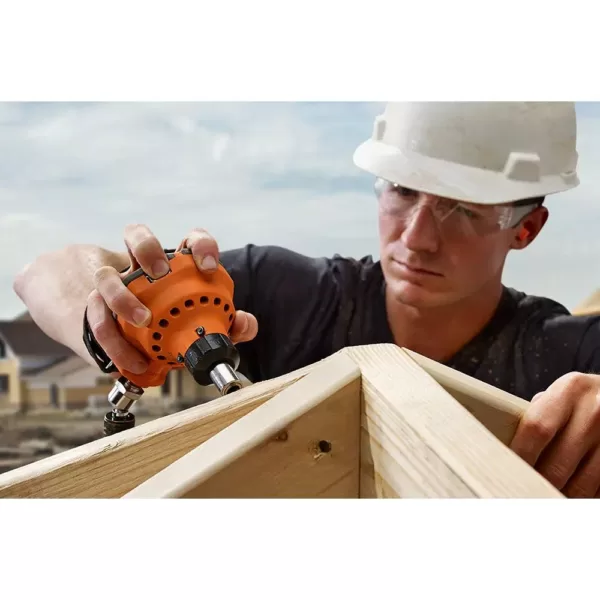 RIDGID 21-Degree 3-1/2 in. Round-Head Framing Nailer and 3-1/2 in. Full-Size Palm Nailer