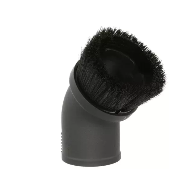 RIDGID 2-1/2 in. Locking Accessory Round Dusting Brush for Wet/Dry Vacs