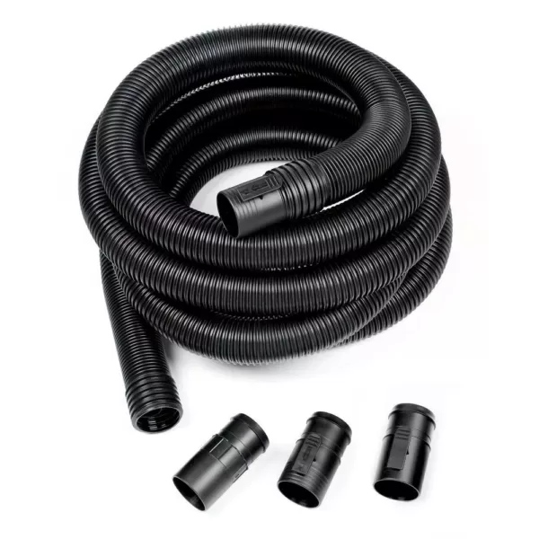 RIDGID 2-1/2 in. x 20 ft. Dual-Flex Tug-A-Long Locking Vacuum Hose for RIDGID Wet/Dry Shop Vacuums