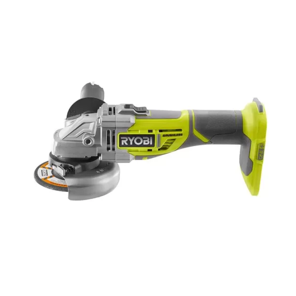 RYOBI 18-Volt ONE+ Cordless Brushless 4-1/2 in. Cut-Off Tool/Angle Grinder (Tool Only)