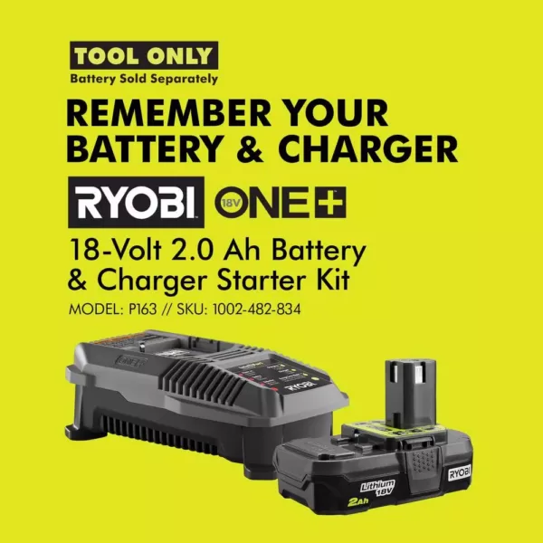 RYOBI 18-Volt ONE+ Cordless Brushless 4-1/2 in. Cut-Off Tool/Angle Grinder (Tool Only)