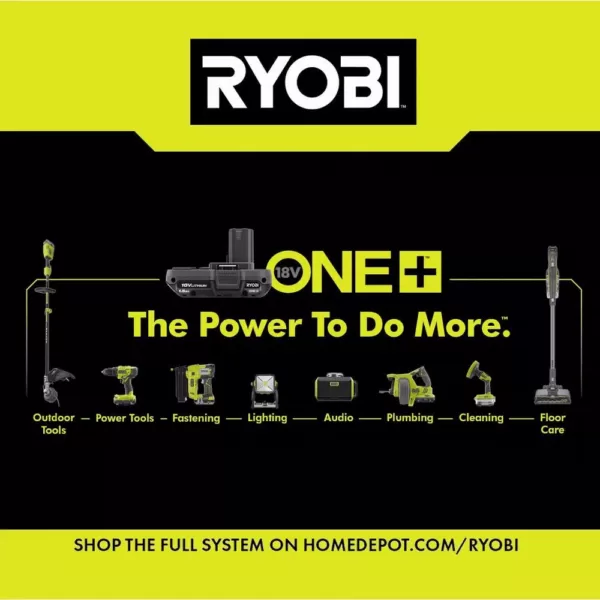 RYOBI 18-Volt ONE+ Lithium-Ion Brushless Cordless 3 in. x 18 in. Belt Sander and 3-1/4 in. Planer (Tools Only)