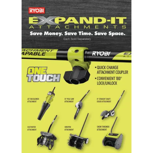 RYOBI 25cc 2-Cycle Full Crank Gas Brush Cutter