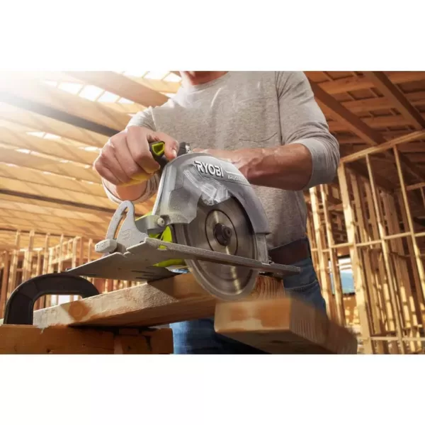 RYOBI 18-Volt ONE+ Cordless Brushless 7-1/4 in. Circular Saw (Tool Only)