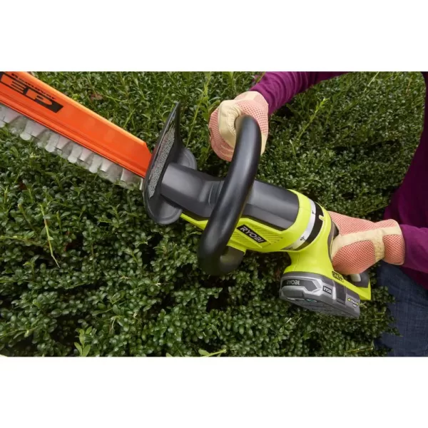 RYOBI ONE+ Lithium+ 22 in. 18-Volt Lithium-Ion Cordless Hedge Trimmer - 1.5 Ah Battery and Charger Included