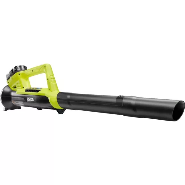 RYOBI ONE+ 90 MPH 200 CFM 18-Volt Lithium-Ion Cordless Leaf Blower/Sweeper - 2.0 Ah Battery and Charger Included