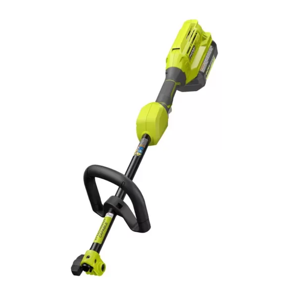 RYOBI 40-Volt Lithium-Ion Cordless Attachment Capable Trimmer/Edger - 4.0 Ah Battery and Charger Included