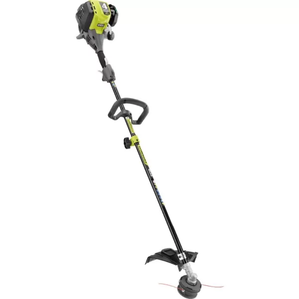 RYOBI 30 cc 4-Cycle Attachment Capable Straight Shaft Gas Trimmer and 2-Cycle 25 cc Gas Jet Fan Blower