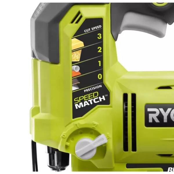 RYOBI 18-Volt ONE+ Cordless Orbital Jig Saw and 5 in. Random Orbit Sander with 2.0 Ah Battery and Charger