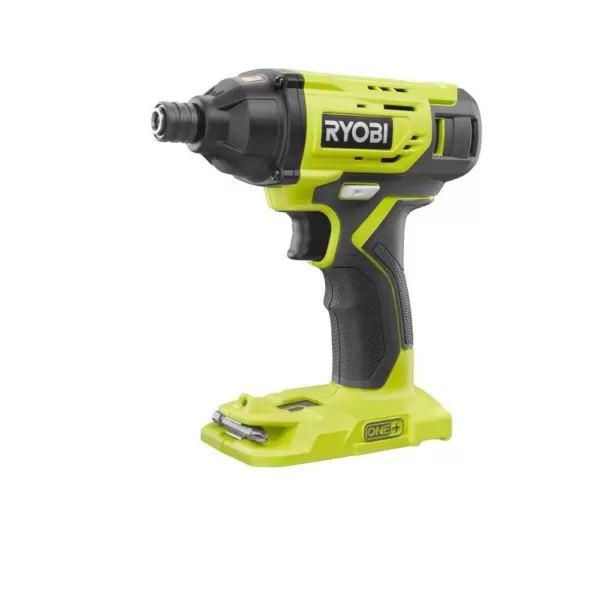 RYOBI ONE+ 18V Cordless 1/4 in. Impact Driver Kit with (2) 1.5 Ah Batteries, Charger, and Bag, with Driving Kit (70-Piece)