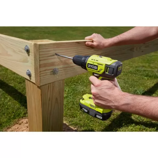 RYOBI 18-Volt ONE+ Lithium-Ion Cordless 3-Tool Combo Kit with Drill/Driver, Impact Driver, AirStrike 18-Gauge Brad Nailer