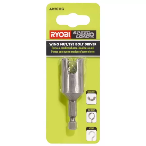 RYOBI SpeedLoad+ Wing Nut/Bolt Driver