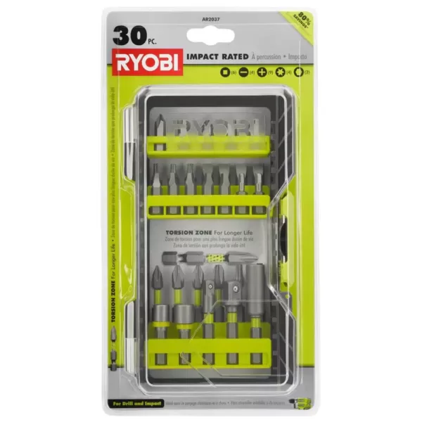 RYOBI Impact Rated Driving Kit (30-Piece)