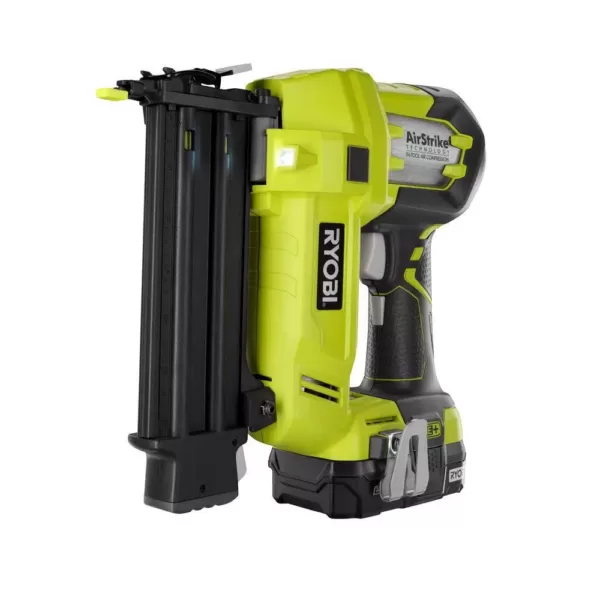 RYOBI 18-Volt ONE+ Lithium-Ion Cordless 2-Tool Combo Kit with Drill/Driver, Brad Nailer, (2) 1.3 Ah Batteries, and Charger