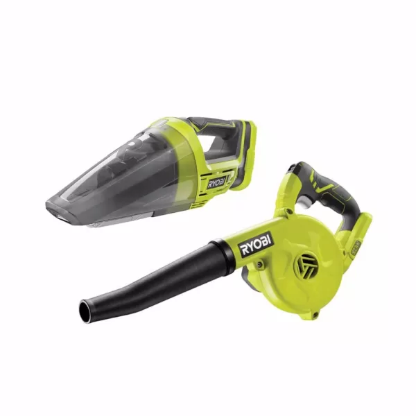 RYOBI 18-Volt ONE+ Lithium-Ion Cordless Compact Workshop Blower and Hand Vacuum (Tools Only)